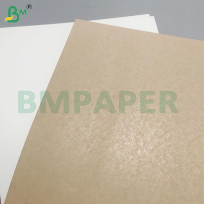 190 gm+15 gm PE revêtue de feuilles de papier brun imperméable pour tasses