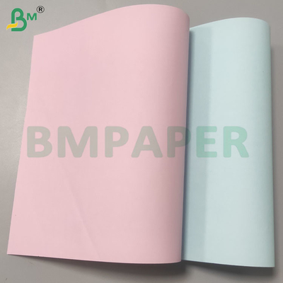 50 grammes de feuilles de papier sans carbone de taille de lettre NCR en plusieurs couleurs