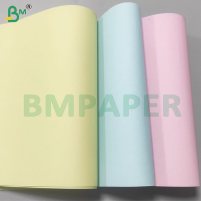 50 grammes de feuilles de papier sans carbone de taille de lettre NCR en plusieurs couleurs