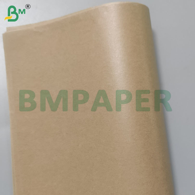 30 gm rouleaux de papier enduit de silicone à double face bruns résistant à la graisse