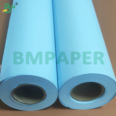 20lb de génie à double face Blue Plotter rouleaux de papier 610mm x 100m