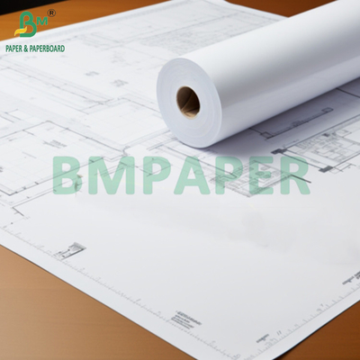 24" x 150" CAD 20lbs Bond Inkjet Large Format Plotter Paper Pour le graphique 2′′ CORE