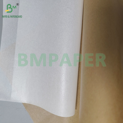 40gm papier enduit de silicone à double face résistant à l'huile pour faire du papier liner de friteuse à air