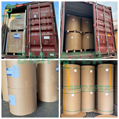 30 gm 50 gm MG Brown Kraft sac d'emballage alimentaire rouleau de papier résistant à la graisse