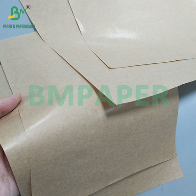 30 gm 50 gm MG Brown Kraft sac d'emballage alimentaire rouleau de papier résistant à la graisse