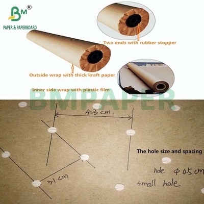 72" x 500 yards 48,8 grs 60 grs Perforé papier Kraft rouleaux de traceur