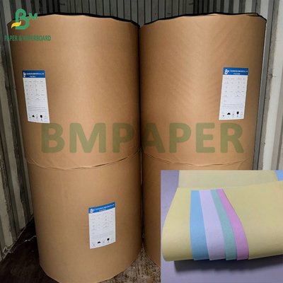 Papier sans carbone blanc bleu 20lb 8,5x14" pour la fabrication de livres de reçus