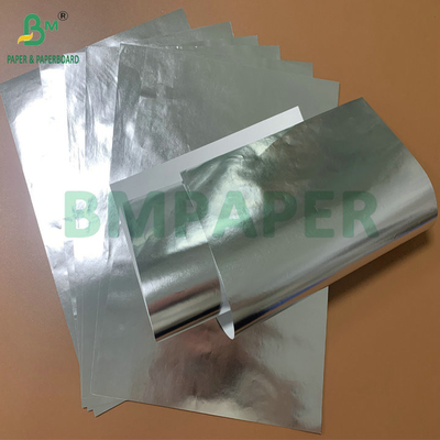 Couche d'aluminium arrière blanc 70gm papier résistant à l'humidité pour bouteille de verre de bière