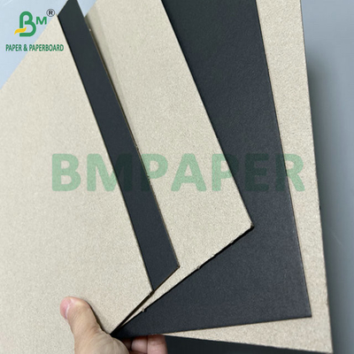2 mm 3 mm carton noir stratifié dos gris pour les emballages rigides boîte 950 x 1300 mm
