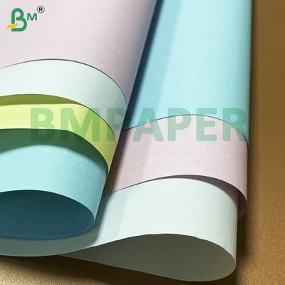 Papier NCR CB CFB CF Papier de copie coloré sans carbone pour les reçus bancaires