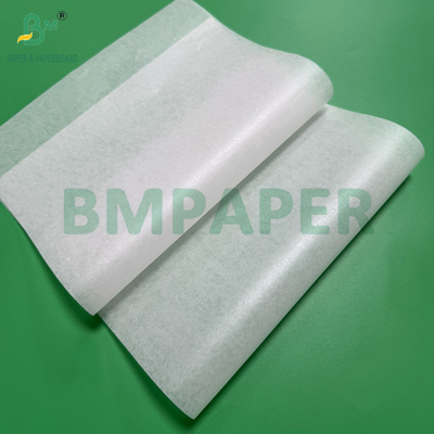 Papier recouvert de silicone à double face blanc 40 gm 60-150 cm rouleau de papier imperméable à l'eau à la graisse