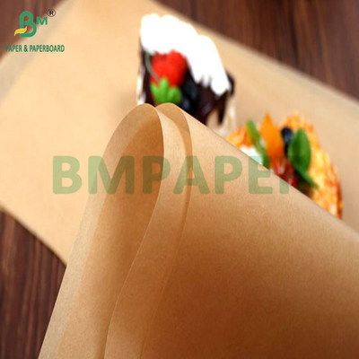 Produit alimentaire sécurisé 35 gm 45 gm Papier à pâte en silicone recouvert Blanc Greaseproof