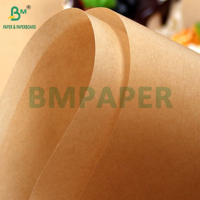 Produit alimentaire sécurisé 35 gm 45 gm Papier à pâte en silicone recouvert Blanc Greaseproof