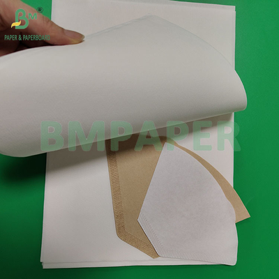 50 grammes de pâte de bois blanchie et non blanchie de qualité alimentaire papier filtre à café 328 mm