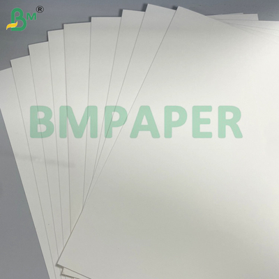 280g + 20g PE revêtu d'un seul côté de qualité alimentaire Coupe blanche en papier de stock Coupe glace Coupe de boissons