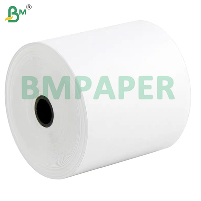 55g de papier de fax thermique de marque 60um de papier blanc de caisse