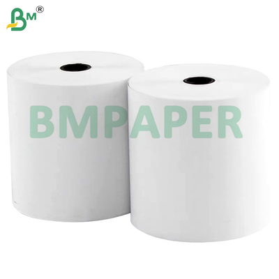 55g de papier de fax thermique de marque 60um de papier blanc de caisse