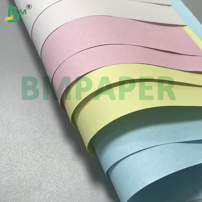 50-120gm papier de copie NCR sans carbone couvert d' image claire CB / CF / CFB rouleaux pour factures et reçus