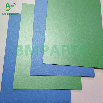 1.2mm 1.4mm de couleur Bule vert enduit de carton gris pour faire une boîte