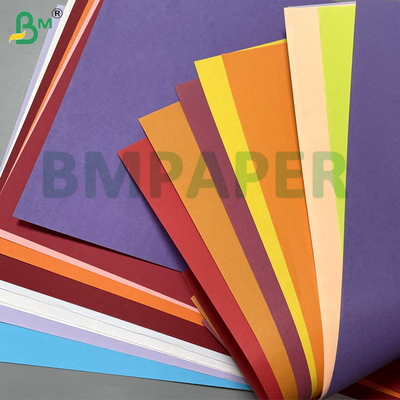 80g 100g papier de carte imprimable léger multicolore pour les matériaux de bricolage Invitations de mariage C