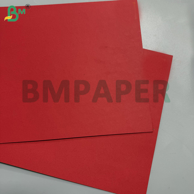 120gm - 400gm Carton rouge brillant à double face pour les emballages haut de gamme