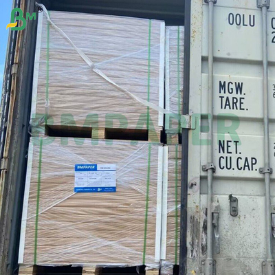 120gm - 400gm Carton rouge brillant à double face pour les emballages haut de gamme