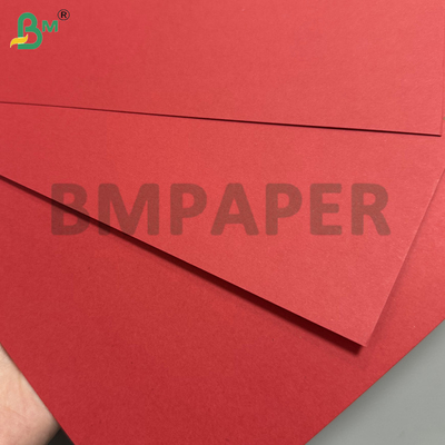 120gm - 400gm Carton rouge brillant à double face pour les emballages haut de gamme