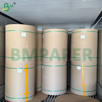 Papier cadeau kraft brun pur gaufré 50gsm 60gsm Papier MG