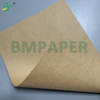 Papier kraft brun strié 1 face couchée machine 60g pour sachets