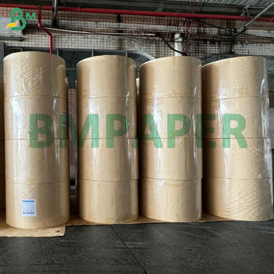 Texture de papier kraft rayé 40gsm glacé machine une face pour emballage