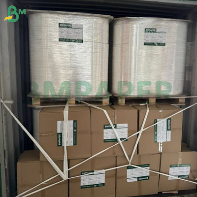 Papier d'emballage pour pailles 24gsm 28gsm pour l'industrie des boissons 29MM 33MM Haute résistance