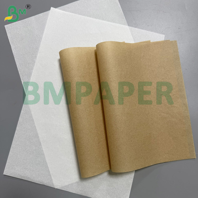 Kit alimentaire 7 feuilles de papier sulfurisé brun/blanc 30CM 60CM