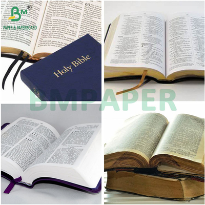 Papier Bible Super Léger 35gsm 40gsm Blanc Brillant pour l'Impression de Dictionnaires
