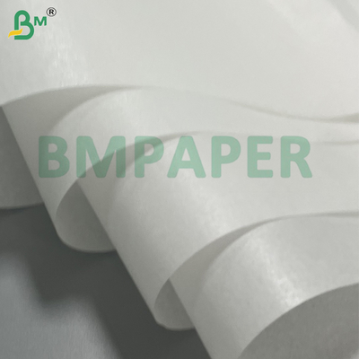 Papier cuisson enduit de silicone blanc 45gsm et papier d'emballage résistant à l'huile