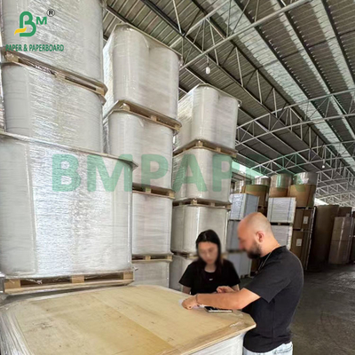 Rouleaux de papier blanc alimentaire de 26 g pour emballer les pailles jetables