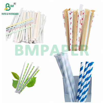 Rouleaux de papier d'emballage de paille 100% vert et sûr 24grs 26grs 28grs 29mm 34mm