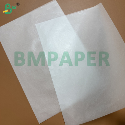 30g 33g papier d'emballage blanc recouvert de cire pour les emballages de hamburger