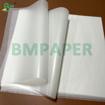 Papier ciré alimentaire blanc 30gsm 40gsm pour emballage de hamburgers 30 x 40cm