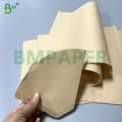 Papier filtre à café blanc/brun de qualité alimentaire 50gsm 340mm 380mm pour cafétéria