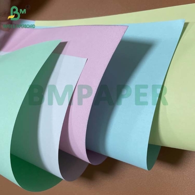 Papier autocopiant 60 g/m² NCR CB Blanc CFB Rose CF Jaune pour papeterie
