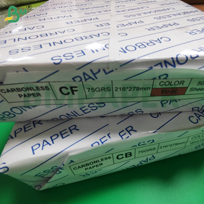 Papier autocopiant NCR CB CFB CF 75g 80g 8 1/2 X 11 pouces Image noire