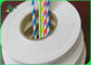 Fait sur commande imprimé colore Straw Paper For Coffee Straws potable approuvé par le FDA