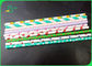 catégorie 100% comestible de papier de paille de papier d'emballage de couleur de l'impression 60gsm pour la paille