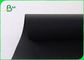 Usage lavable de papier d'emballage de couleur noire brillante et texturisée - biens de résistance