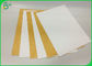 Un papier d'emballage blanc enduit latéral de dos de 250g 325g pour faire la boîte à pommes frites