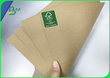 Panneau non blanchi 100g de revêtement de FSC et d'UE Papier d'emballage 400g à la taille 80 * 90cm pour l'emballage