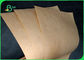 papier d'emballage brun de haute résistance de bonne résistance de la rupture 80gsm pour des sacs