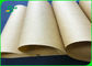 610 * le papier de revêtement de la pâte de bois de Vierge de 860mm 80gsm 120gsm Brown Papier d'emballage pour la nourriture met en sac