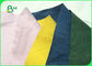 Papier d'emballage lavable coloré matériel environnemental importé pour faire des sacs