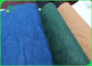 Doux vert/bleu écologique recyclable a lavé le papier d'emballage pour des sacs d'épicerie